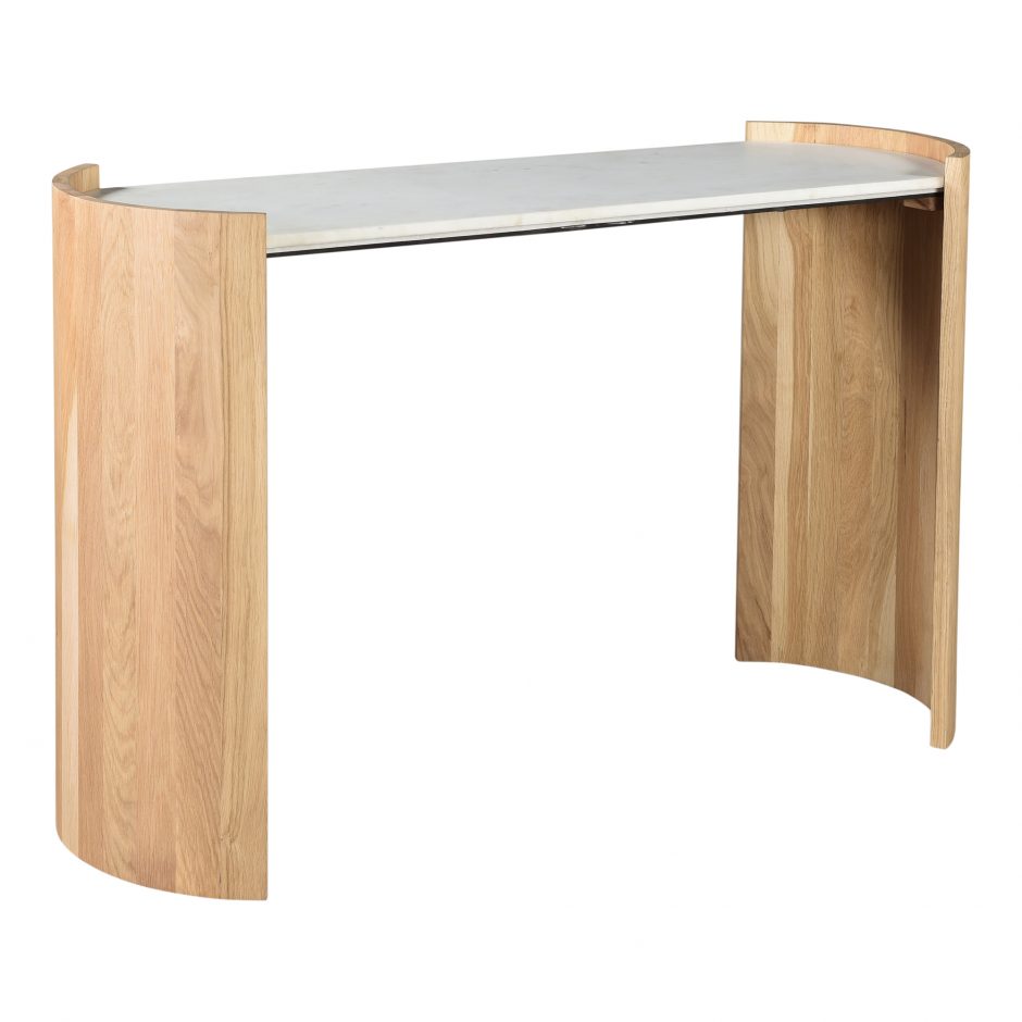 Dala Console Table - Marble Top by Moe's Home at Eve Furniture