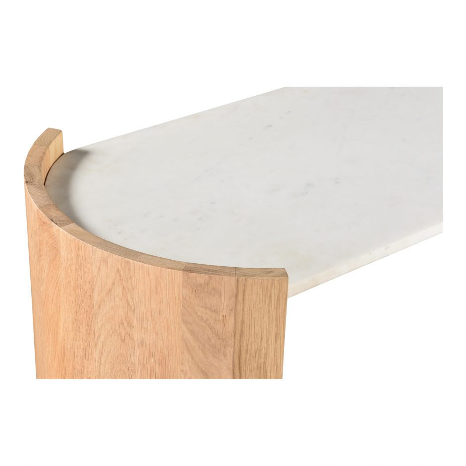 Dala Console Table - Marble Top by Moe's Home at Eve Furniture