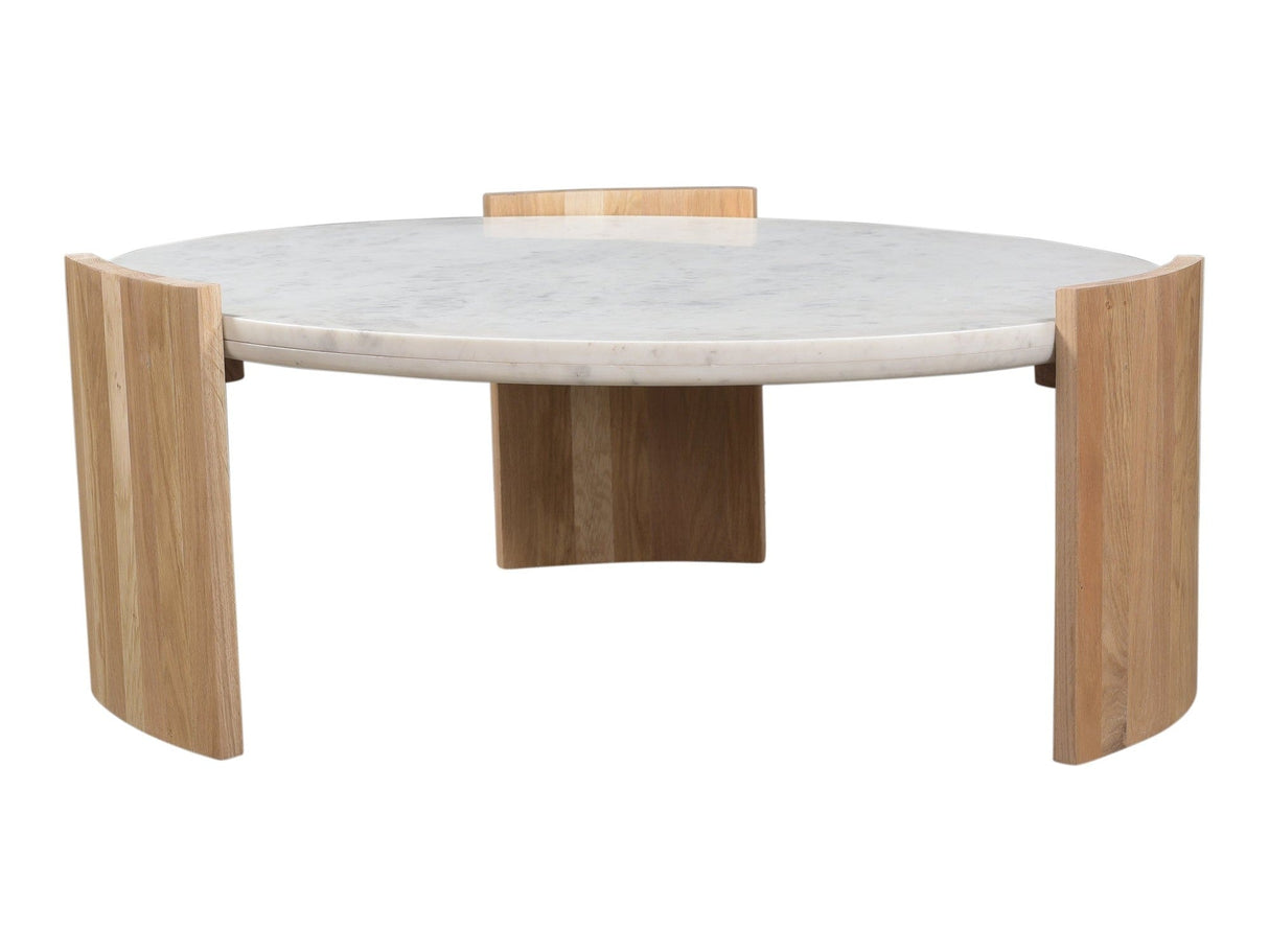 Dala White Coffee Table by MOES at Eve Furniture
