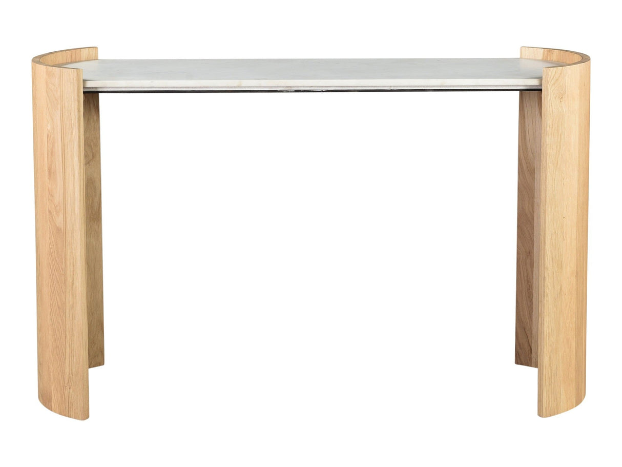 Dala White Console Table by MOES at Eve Furniture