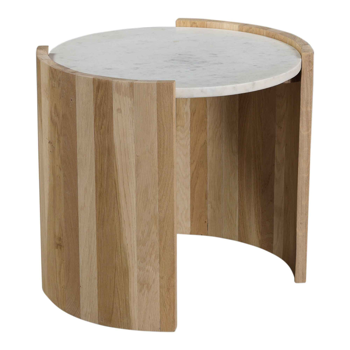 Dala White Side Table