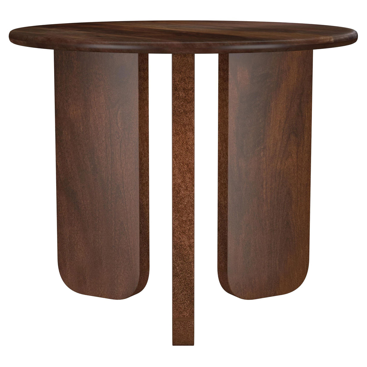 Dale Brown Round Solid Mango Wood Side End Table by Coaster at Eve Furniture