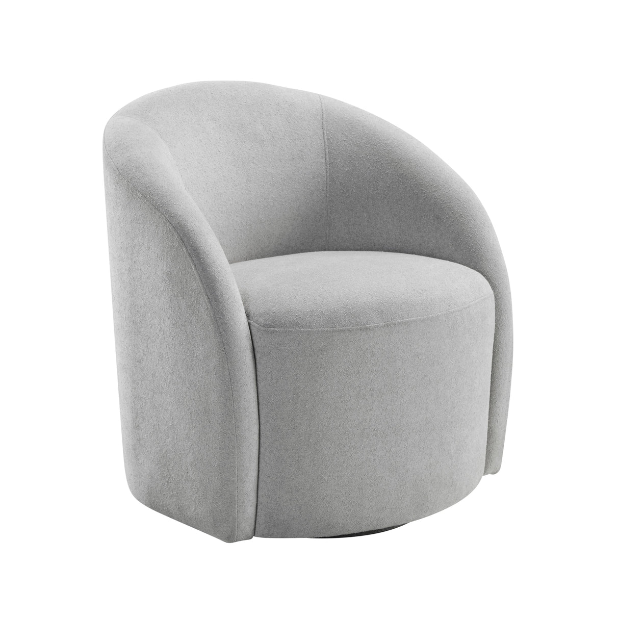 Dalhart Light Gray Swivel Chair by Homelegance at Eve Furniture