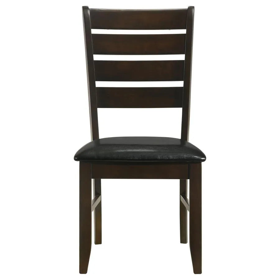 Dalila Cappuccino/Black 5-Piece Dining Set by Coaster at Eve Furniture