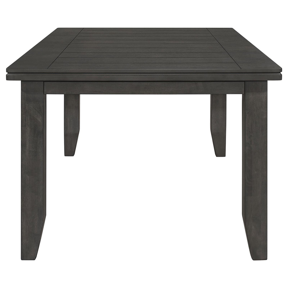 Dalila Dark Gray Rectangular Plank Top Dining Table by Coaster at Eve Furniture