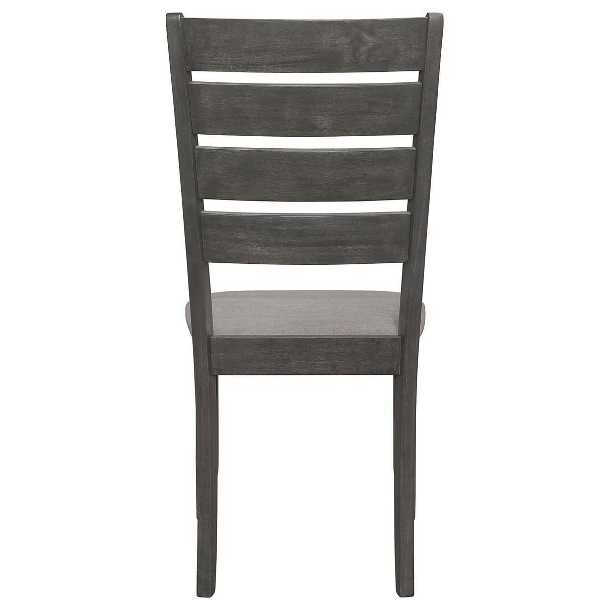 Dalila Gray/Dark Gray Ladder Back Side Chair, Set of 2 by Coaster at Eve Furniture