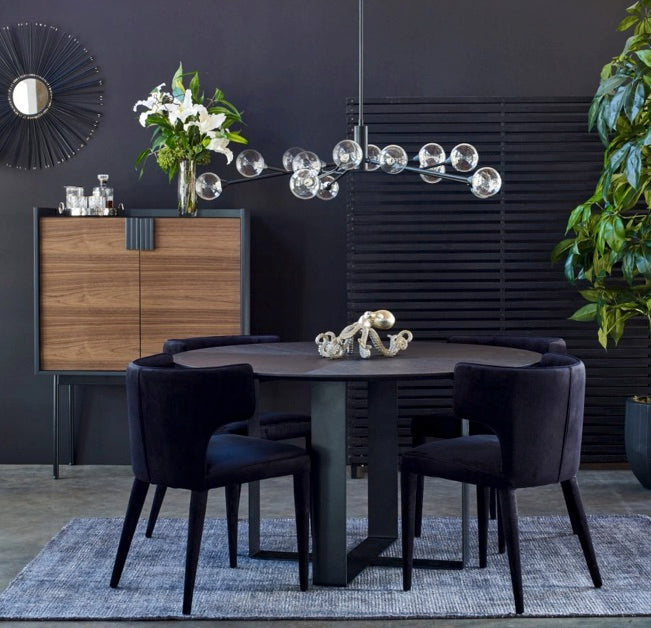 Dallin Screen Black by Moe's Home at Eve Furniture