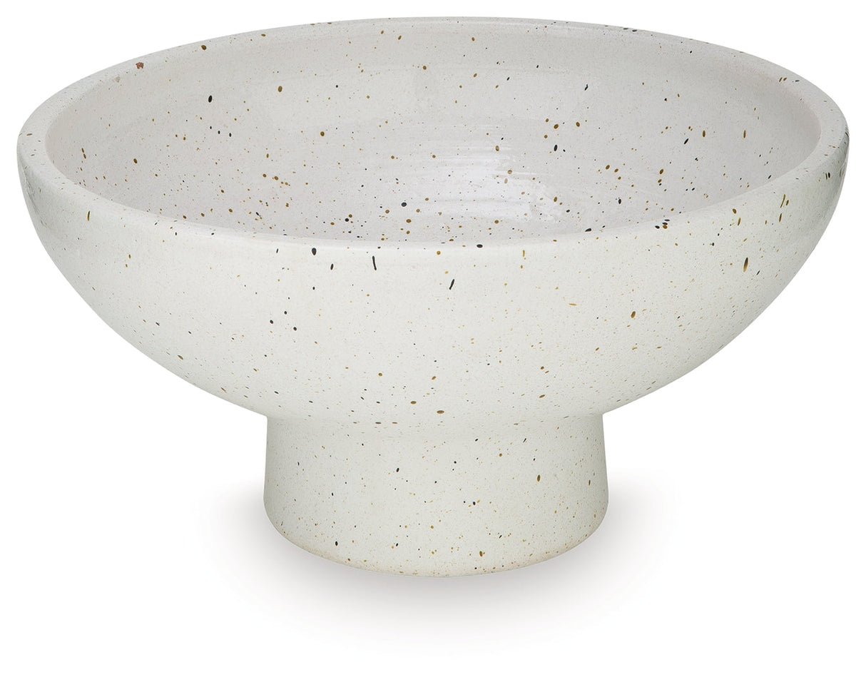 Dallinworth White/Black Bowl by ASHLEY FURNITURE at Eve Furniture