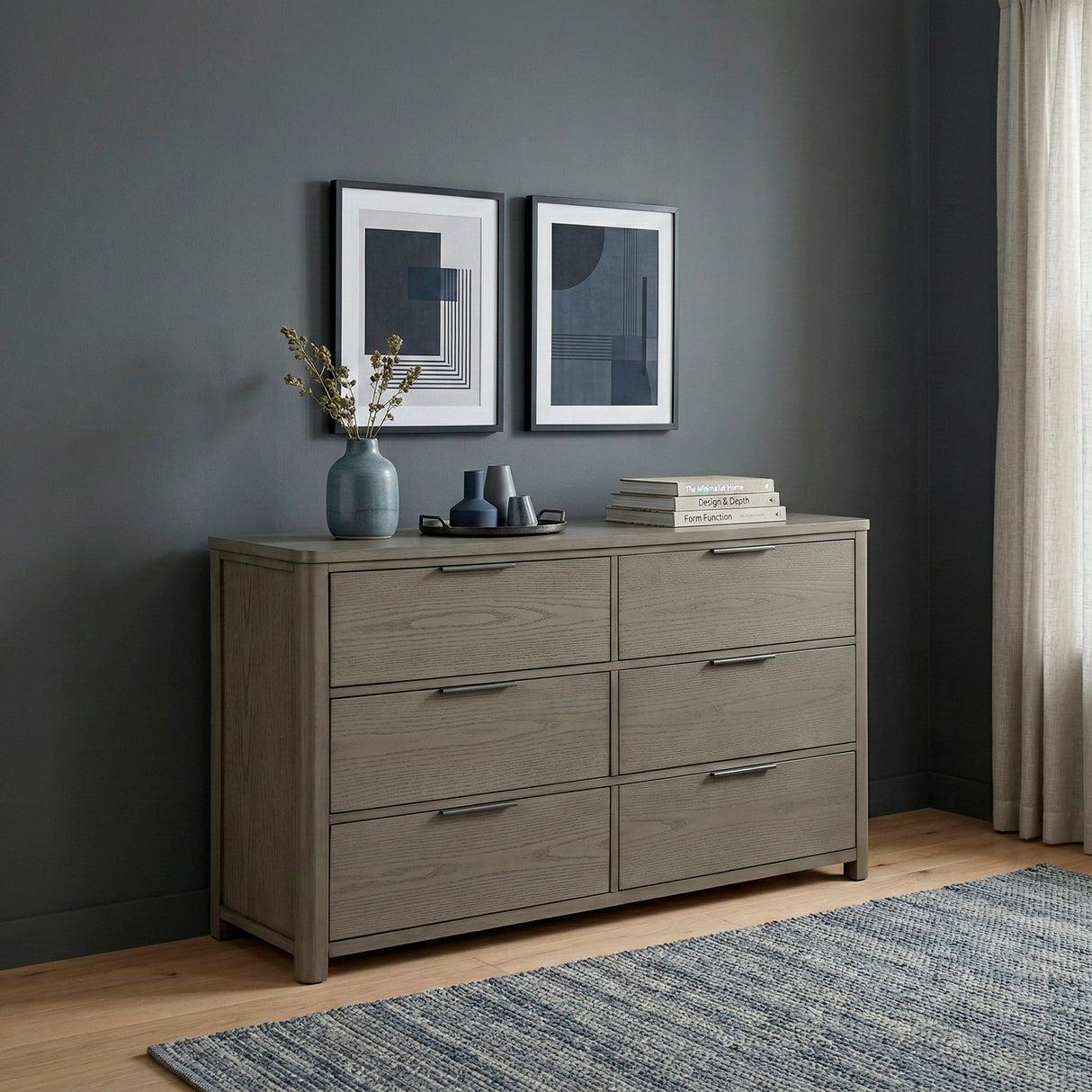 Dalston Light Gray Dresser by Homelegance at Eve Furniture