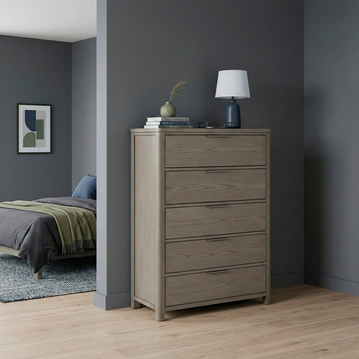 Dalston Light Gray Mirror by Homelegance at Eve Furniture
