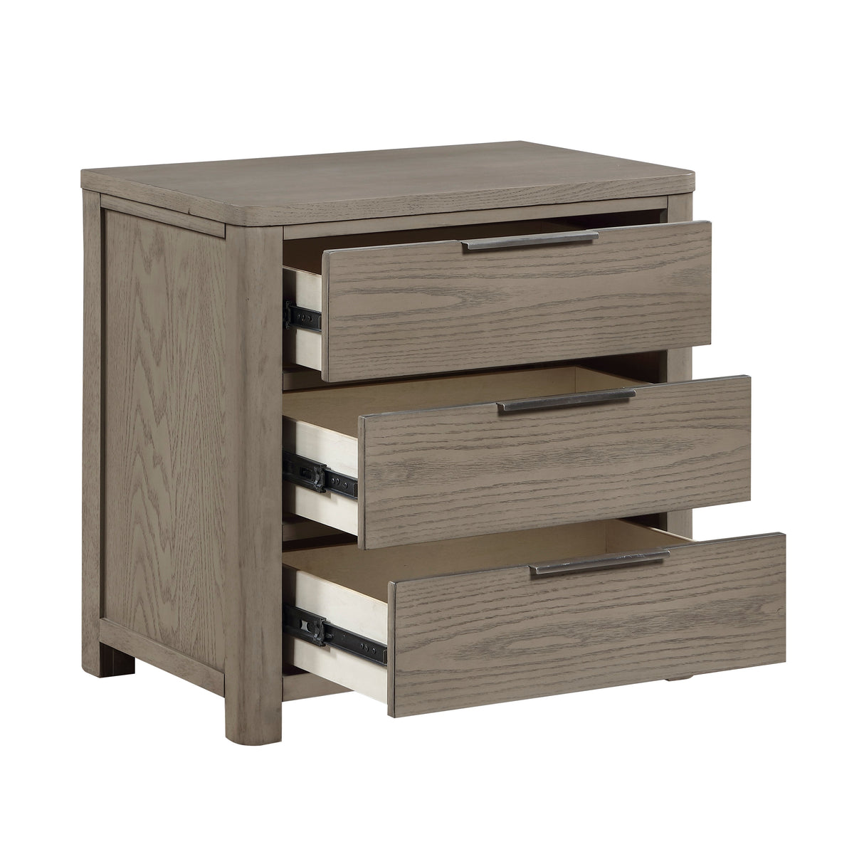 Dalston Light Gray Night Stand by Homelegance at Eve Furniture