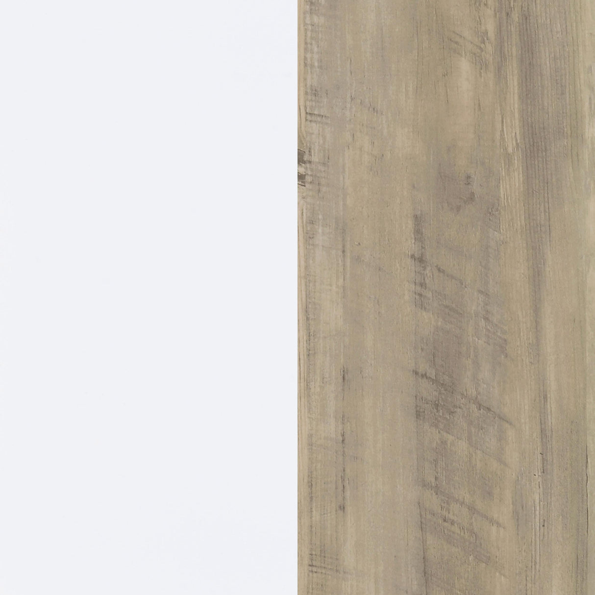 Dalton White and Distressed Pine 2-Door Storage Credenza by Coaster at Eve Furniture