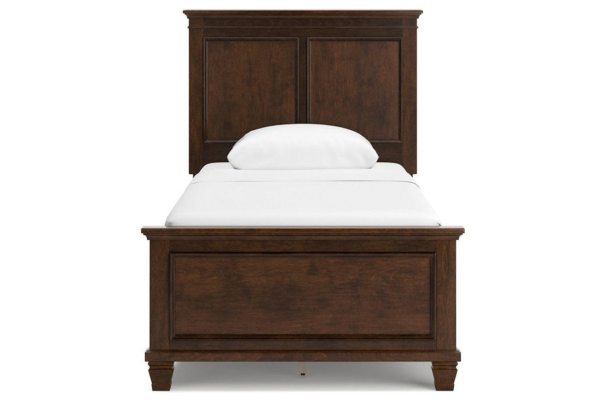 Danabrin Brown Twin Panel Bed by Ashley at Eve Furniture