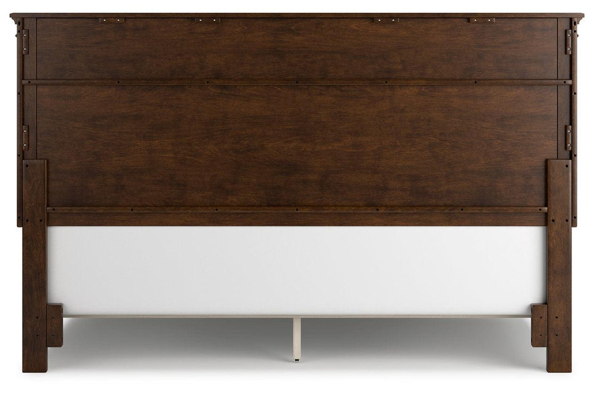 Danabrin Brown California King Panel Bed by Ashley at Eve Furniture