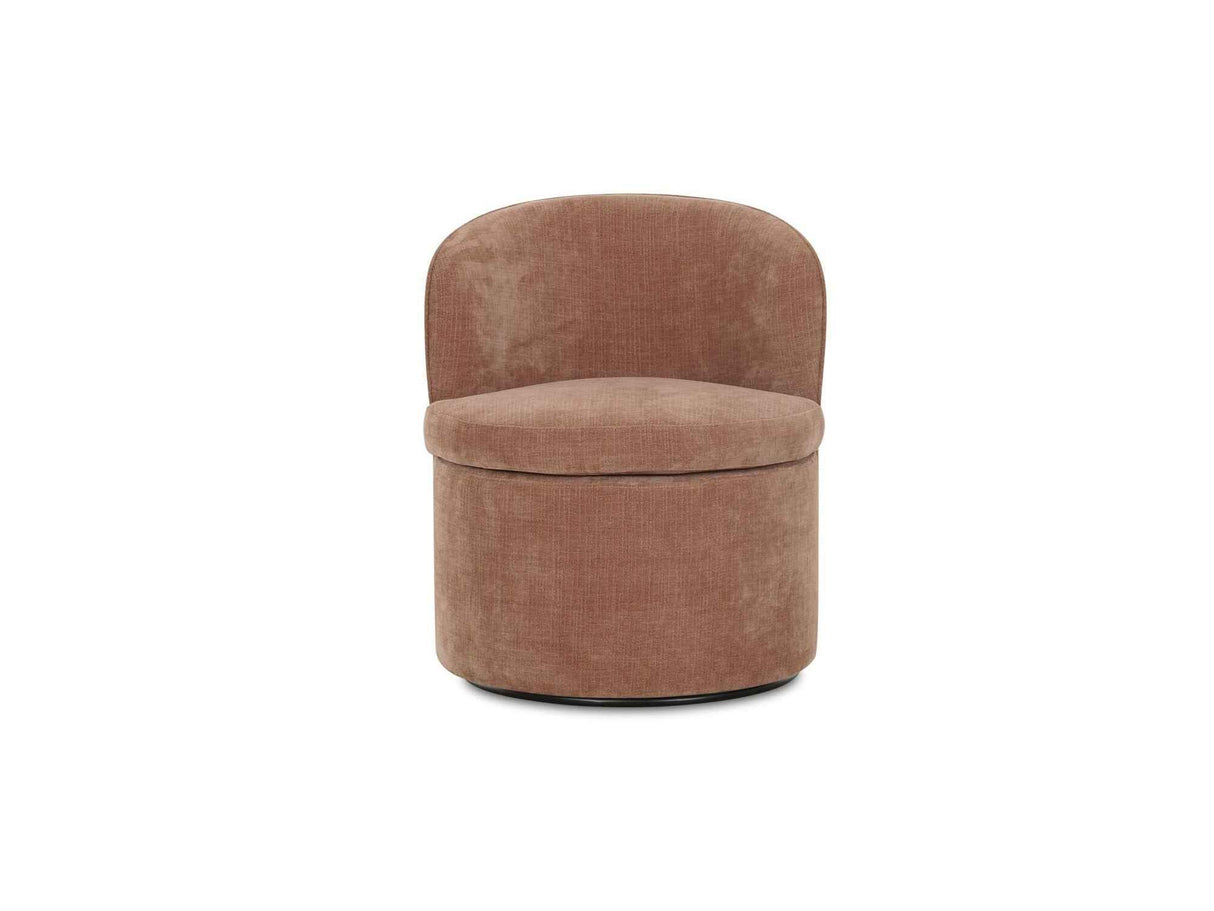 Dane Heritage Pink Swivel Dining Chair