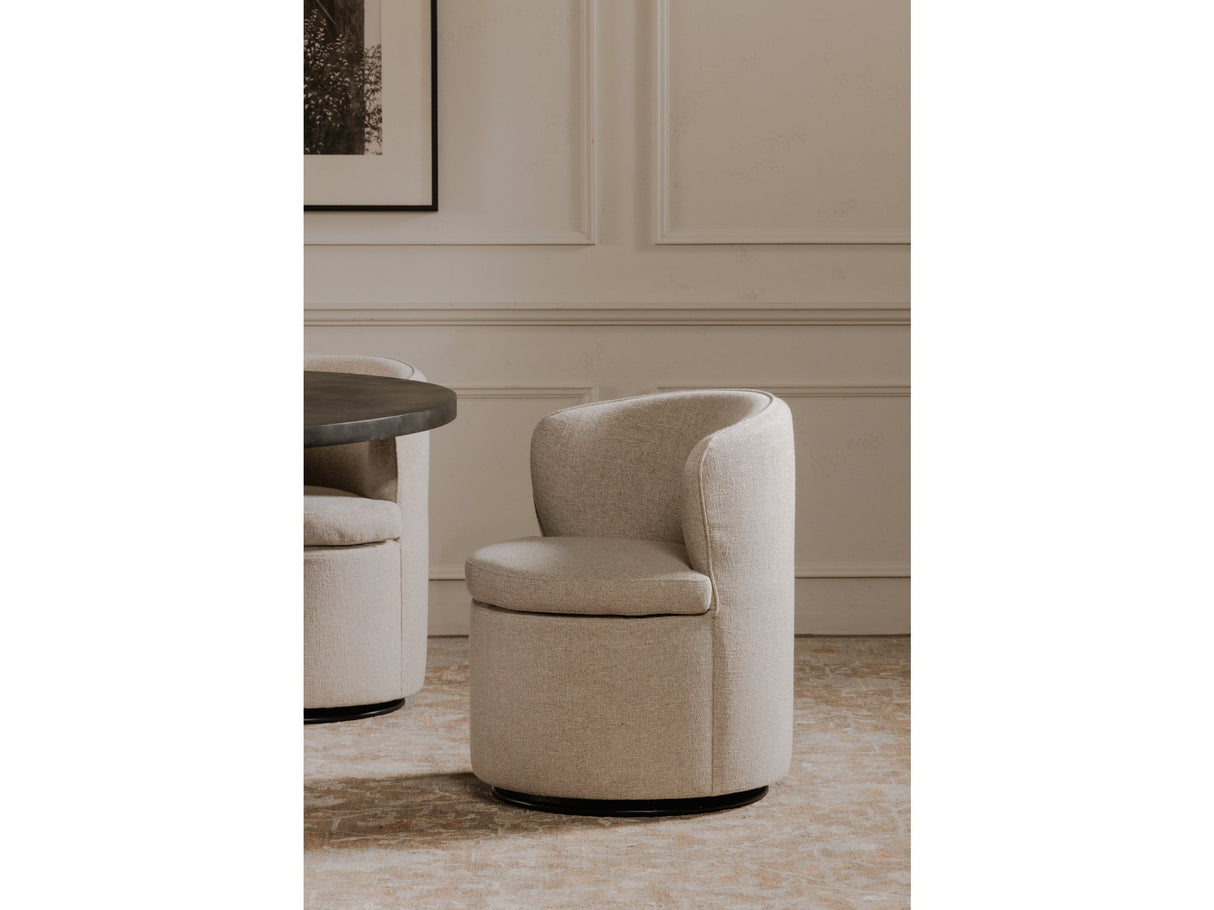 Dane Oatmeal Swivel Dining Chair by MOES at Eve Furniture