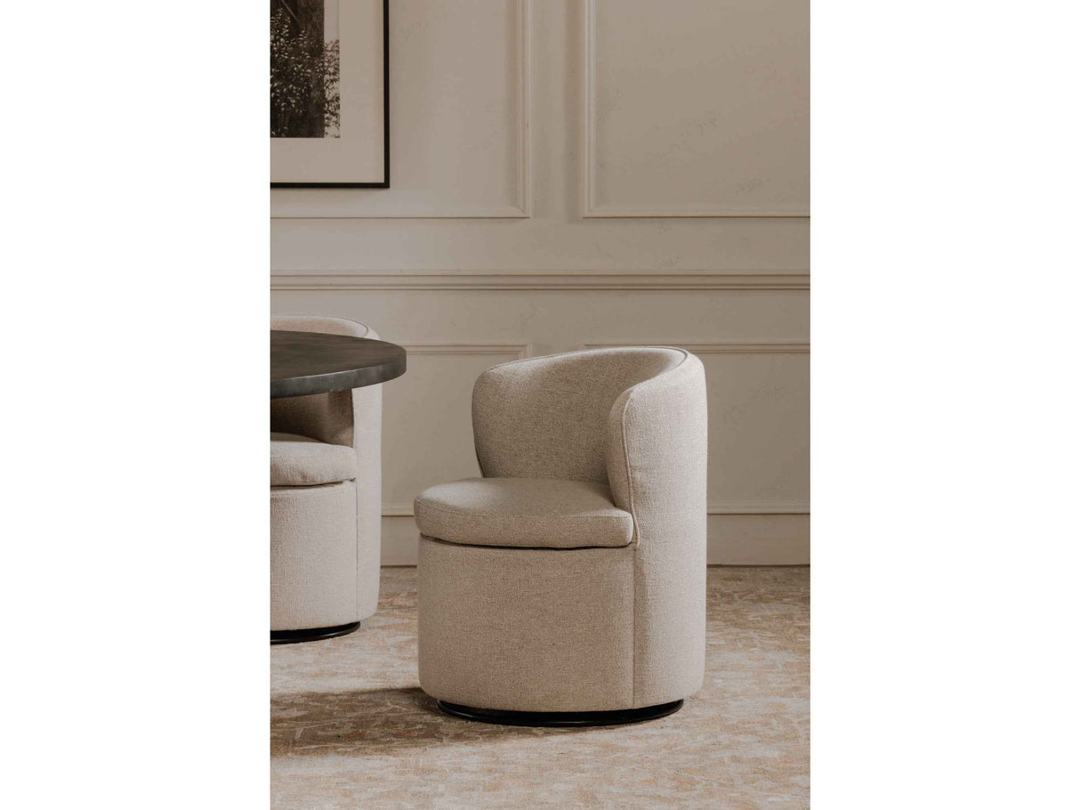 Dane Oatmeal Swivel Dining Chair