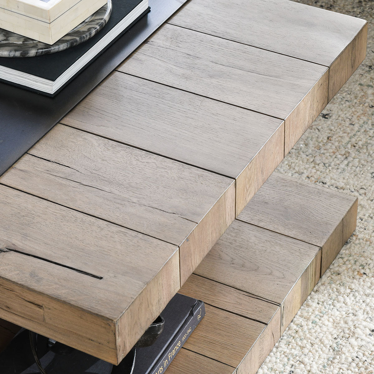 Danica Café Brown Coffee Table by Classic Home at Eve Furniture