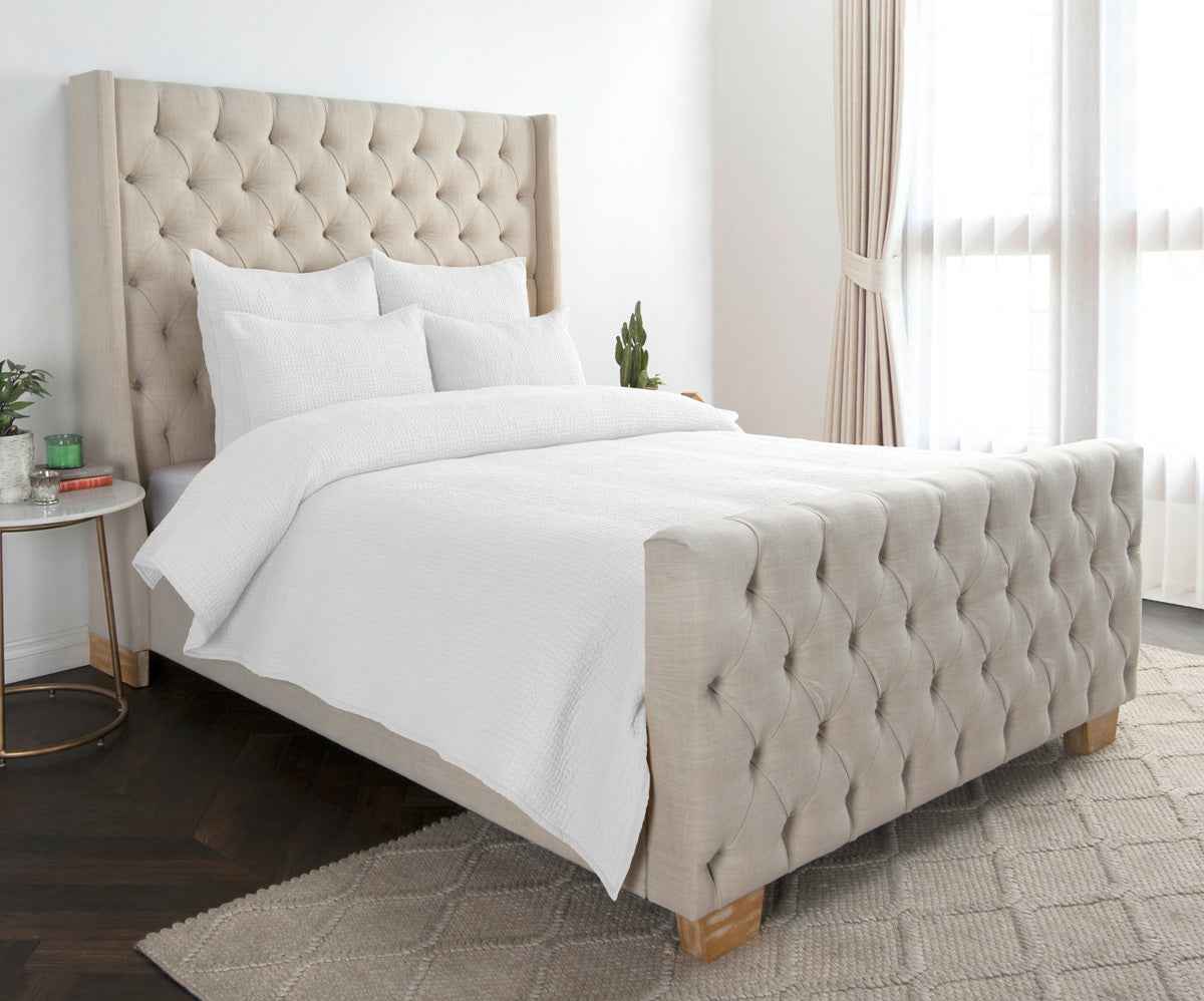 Danica White Quilt by Classic Home at Eve Furniture
