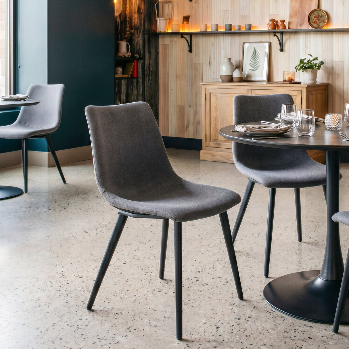 Daniel Gray Dining Chair (Set of 2) by Zuomod at Eve Furniture