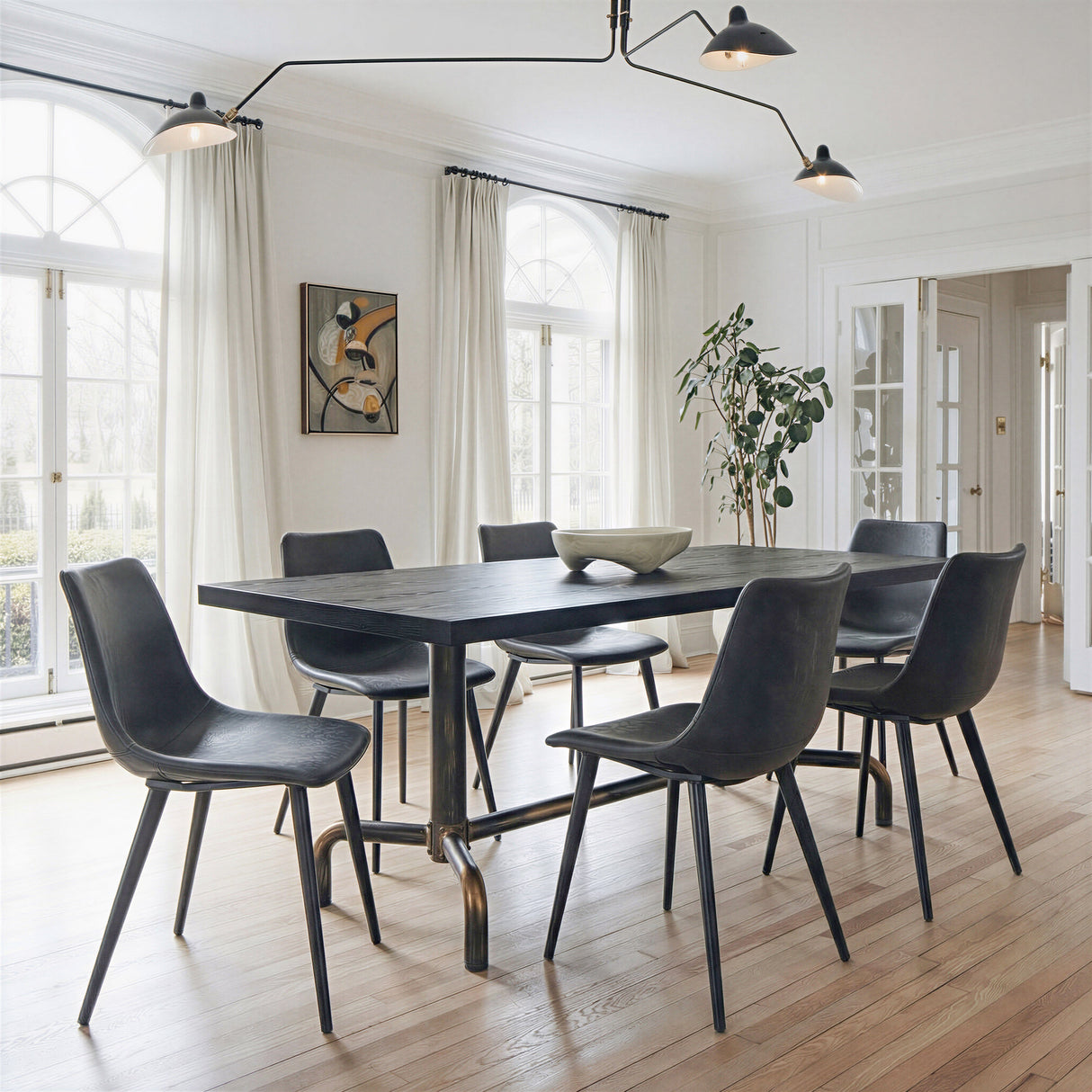 Daniel Vintage Black Dining Chair (Set of 2) by Zuomod at Eve Furniture
