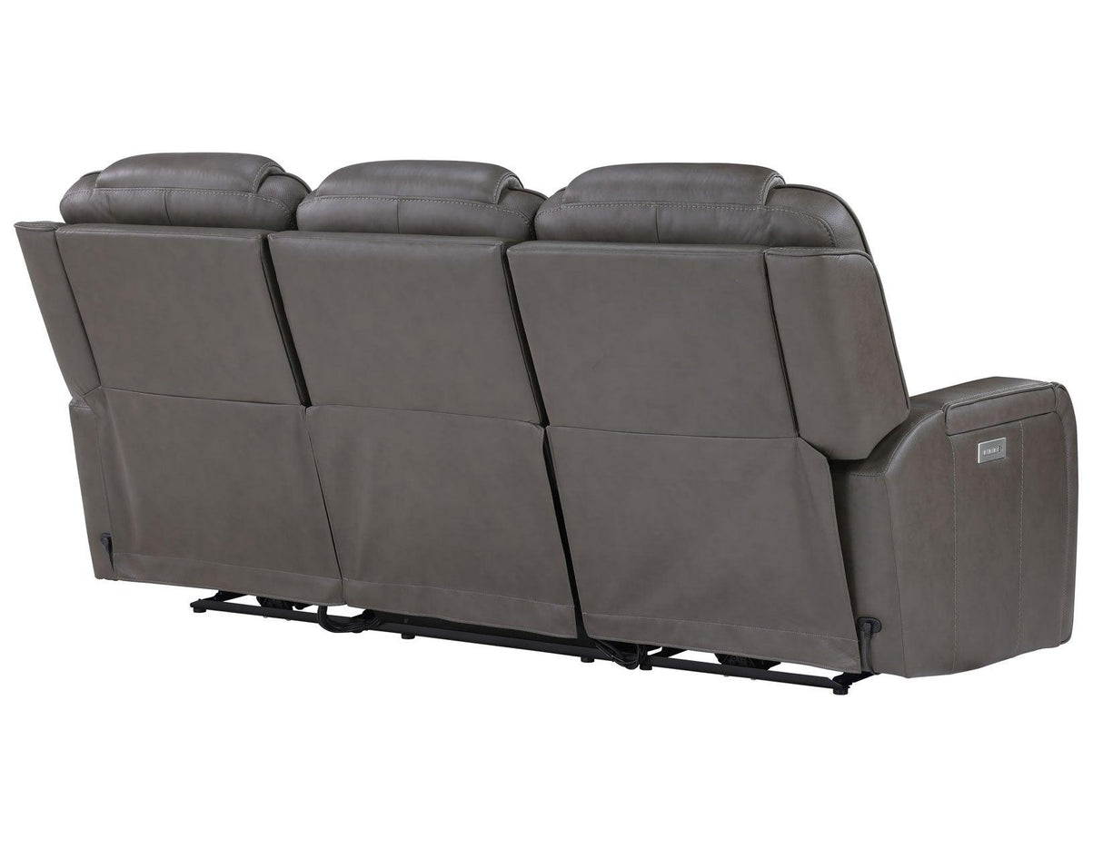 Daniel 3-Piece Triple Power Leather Manual Reclining Set by Steve Silver at Eve Furniture