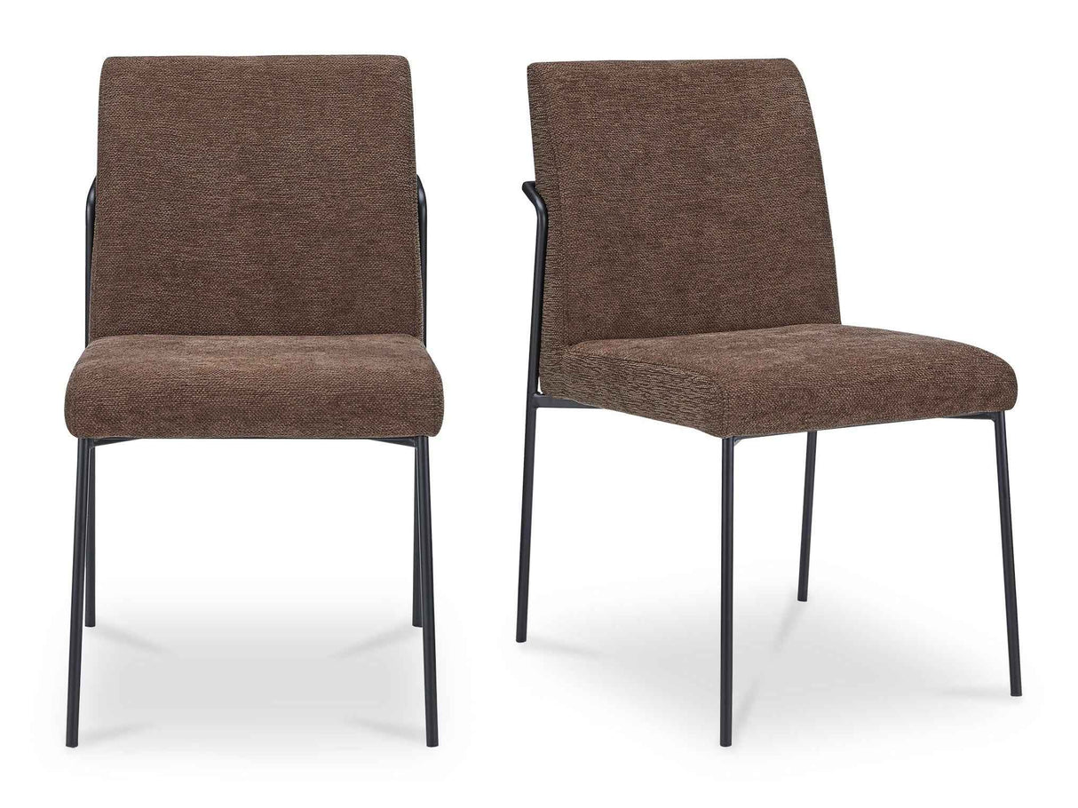 Danny Dark Brown Dining Chair (Set of 2)