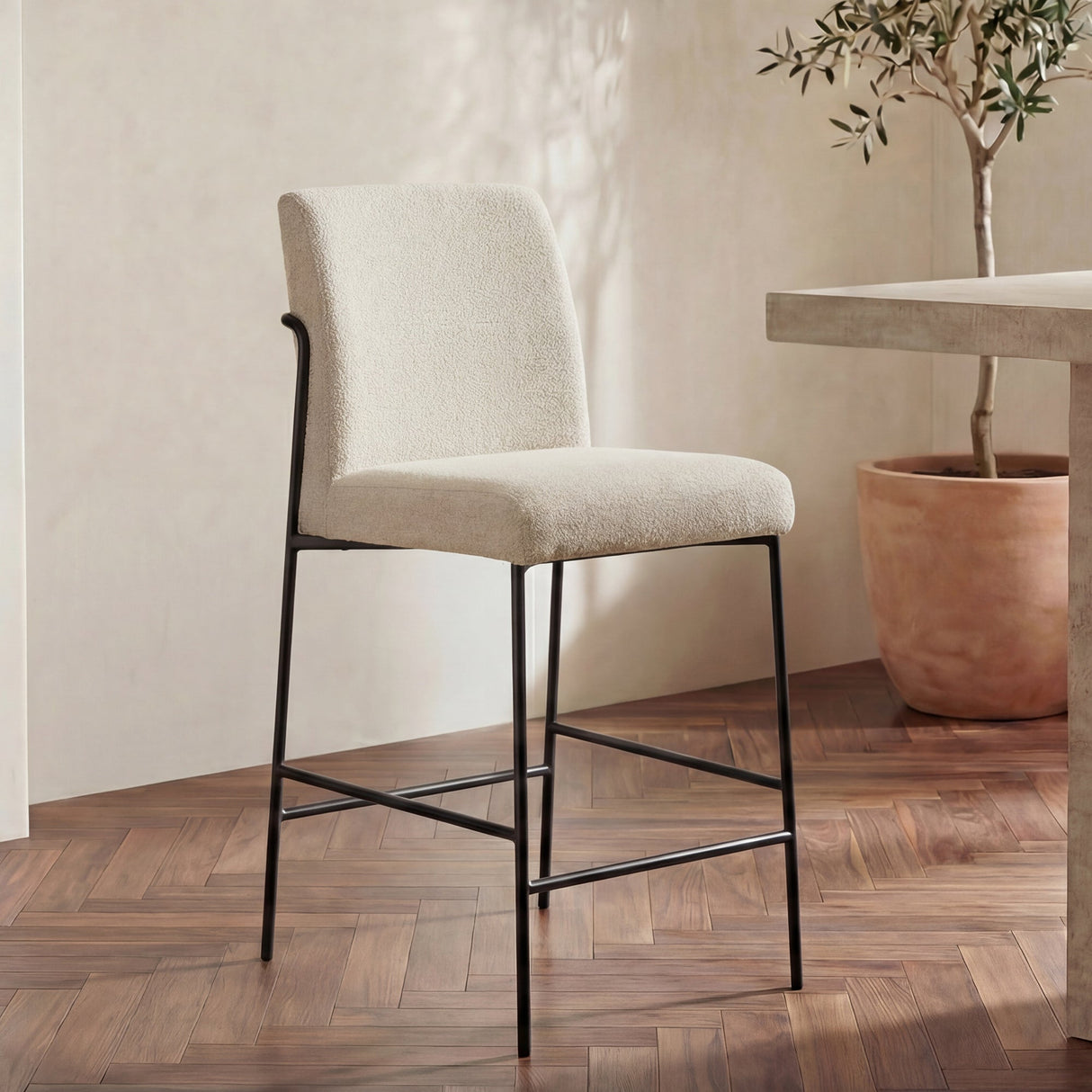 Danny Ivory Counter Stool by MOES at Eve Furniture