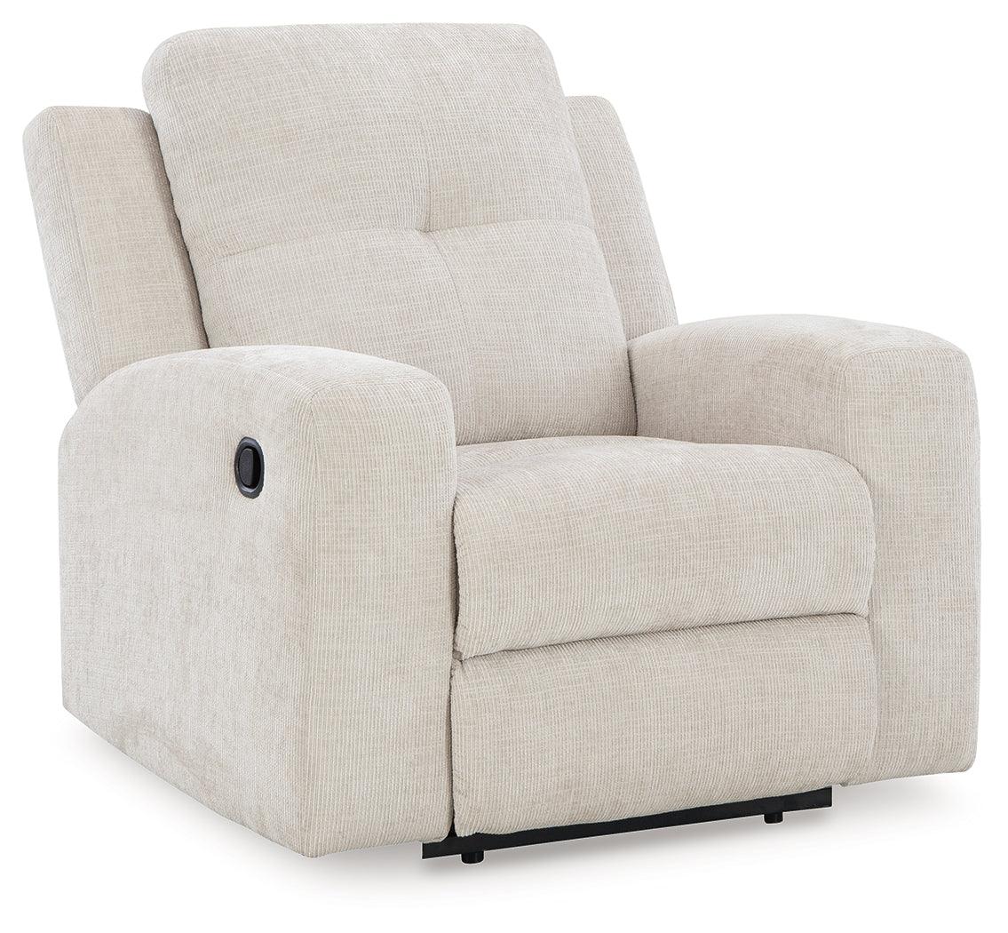 Danum Stone Manual Recliner by Ashley at Eve Furniture