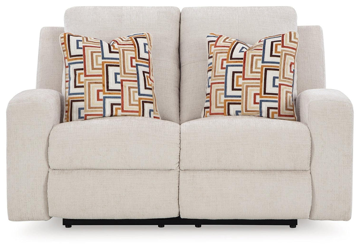 Danum Stone Manual Reclining Loveseat by Ashley at Eve Furniture