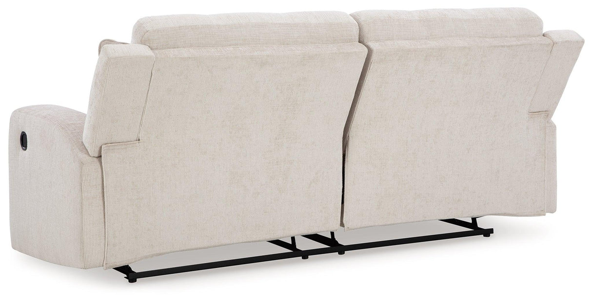 Danum Stone Manual Reclining Sofa by Ashley at Eve Furniture