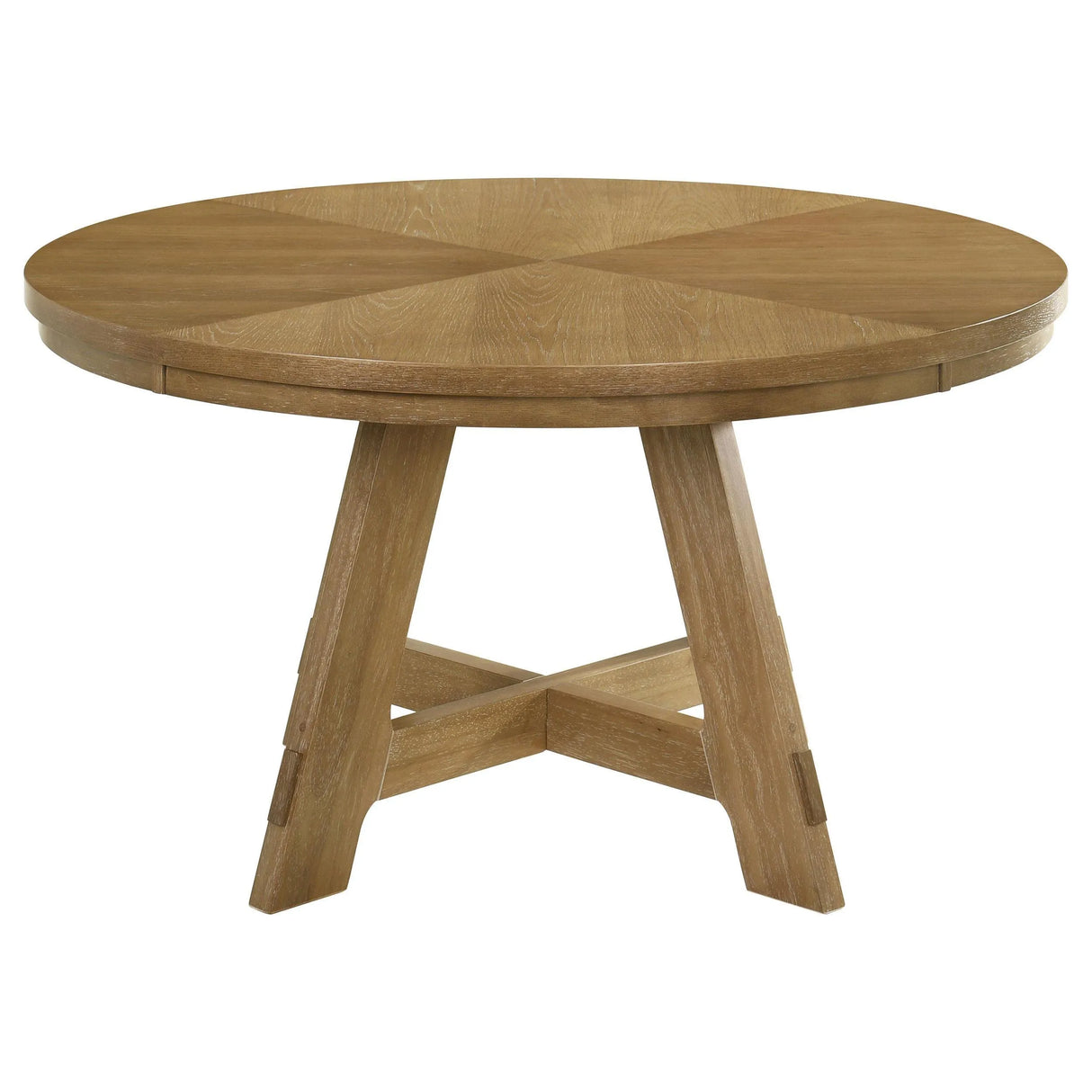 Danvers Brown Oak 5-Piece Round 54-inch Dining Set by Coaster at Eve Furniture