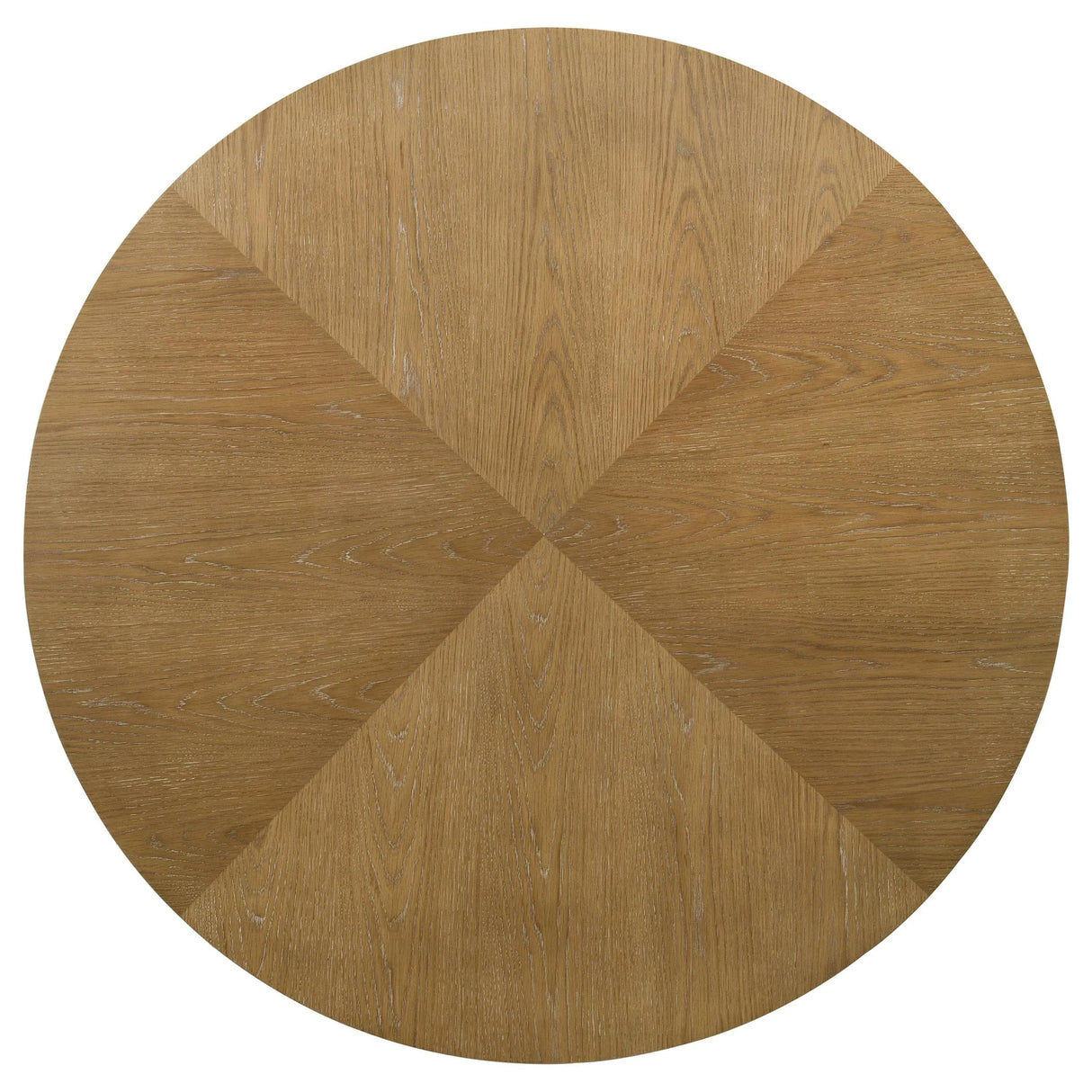 Danvers Brown Oak Round 54-inch Wood Dining Table by Coaster at Eve Furniture