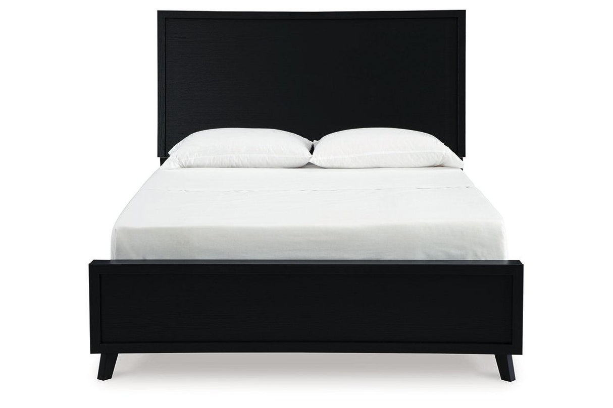 Danziar Black Queen Platform Bed by Ashley at Eve Furniture
