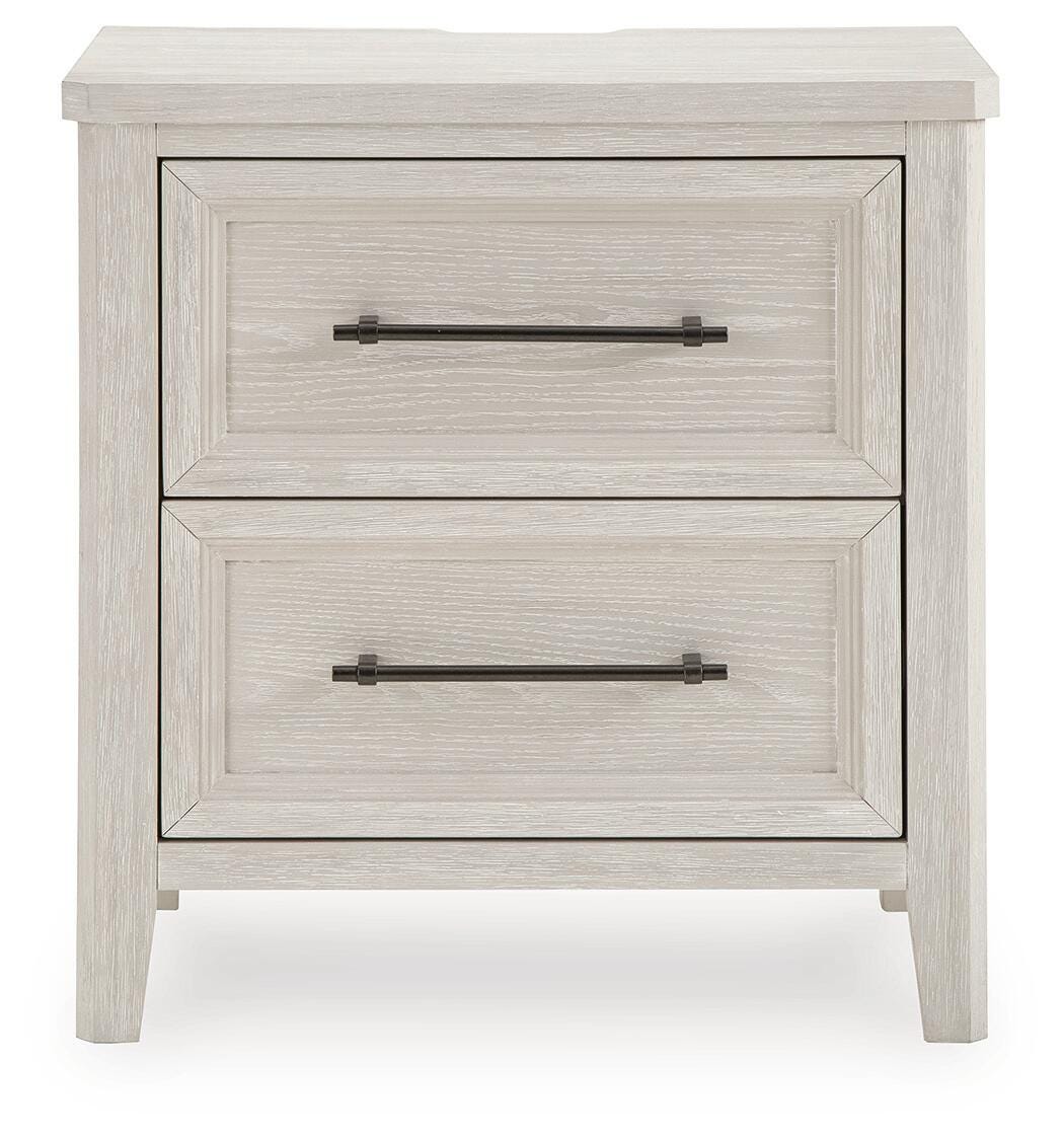 Darbonton Dove White Nightstand by Ashley at Eve Furniture