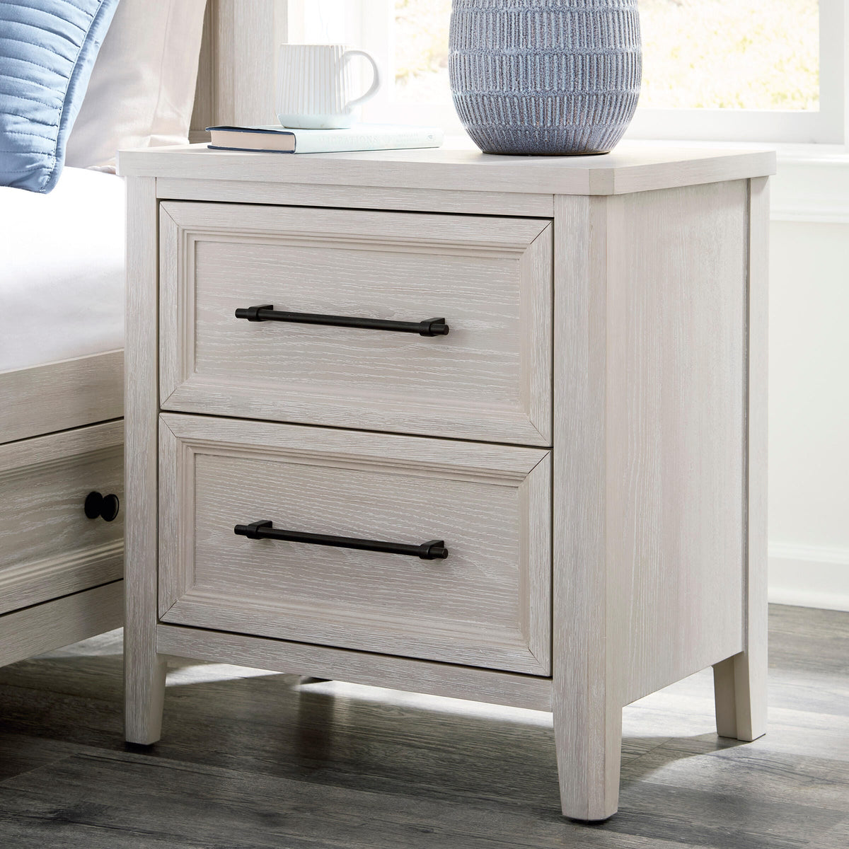 Darbonton Dove White Nightstand by Ashley at Eve Furniture