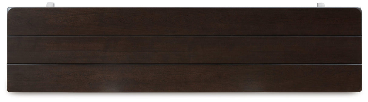 Darborn Gray/Brown 62" Dining Bench by Ashley at Eve Furniture