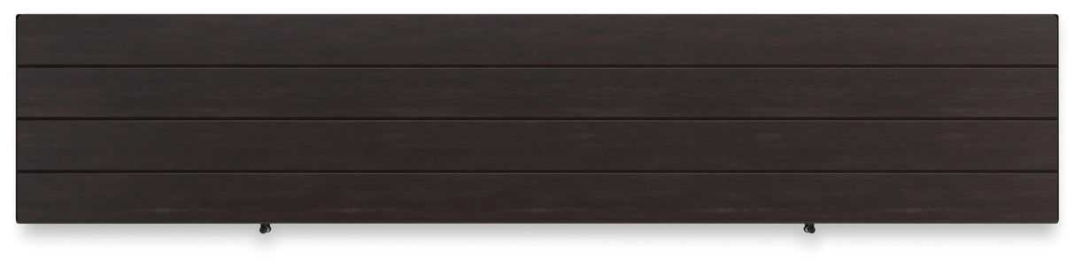 Darborn Gray/Brown 88" TV Stand by Ashley at Eve Furniture