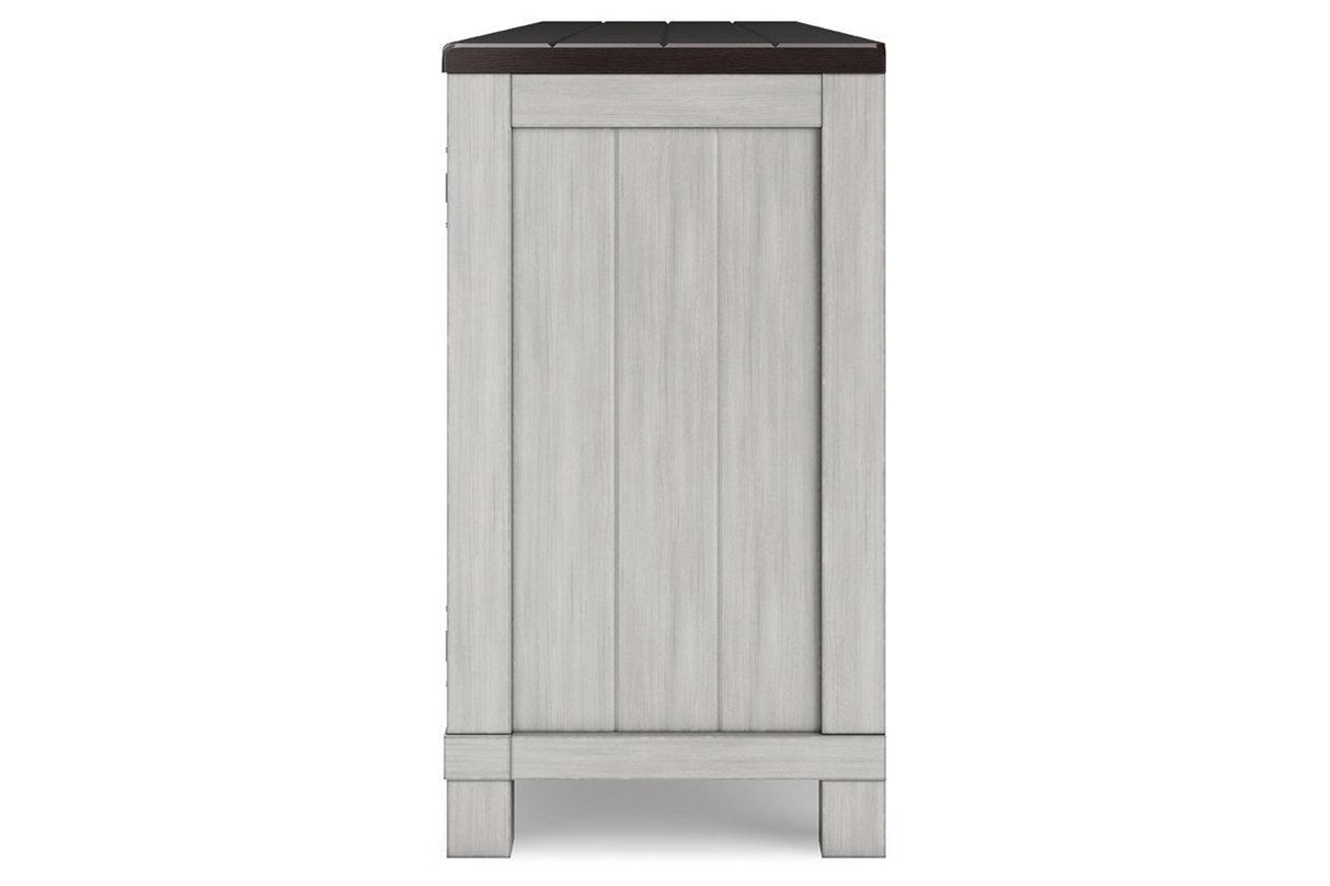 Darborn Gray/Brown 88" TV Stand with Electric Fireplace by Ashley at Eve Furniture