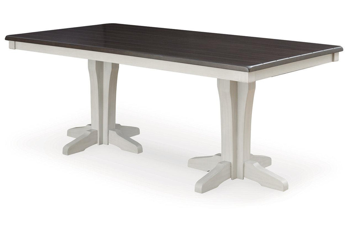 Darborn Gray/Brown Dining Table by Ashley at Eve Furniture