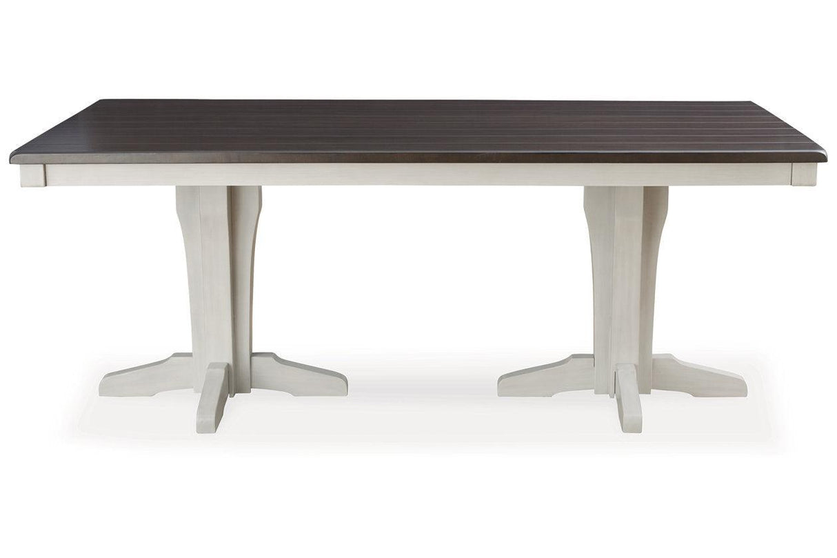 Darborn Gray/Brown Dining Table by Ashley at Eve Furniture