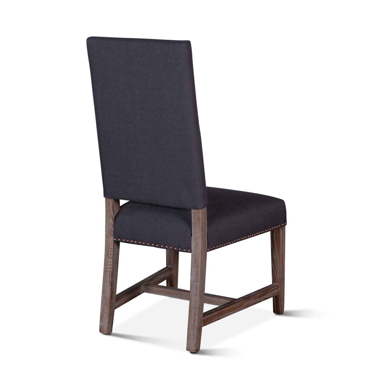 Darcy 21" Upholstered Dining Chair in Dark Gray Linen, Set of 2 by Home Trends & Design at Eve Furniture