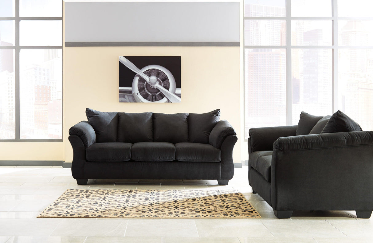 Darcy Black Living Room Set by Ashley at Eve Furniture