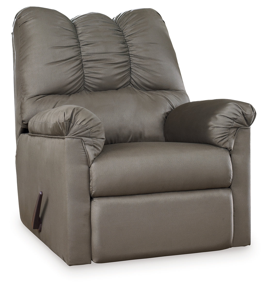 Darcy Cobblestone Recliner by Ashley at Eve Furniture