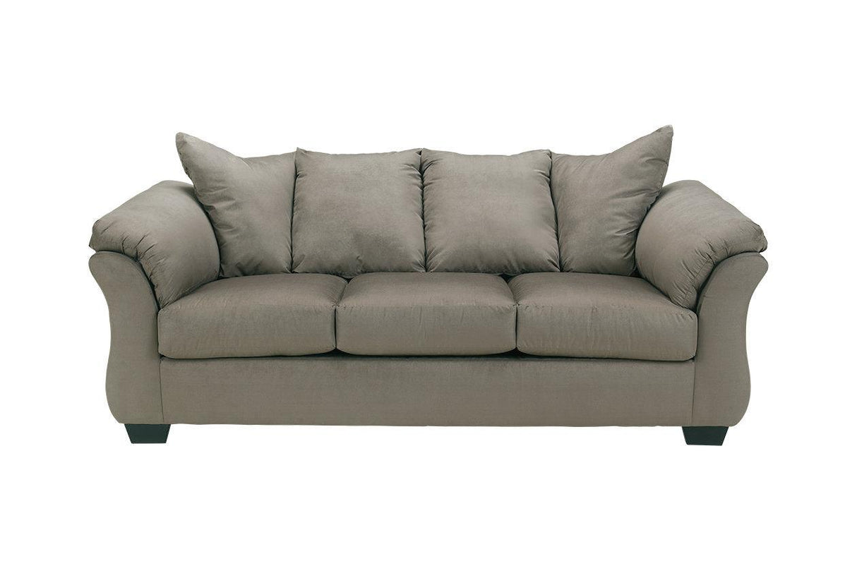 Darcy Cobblestone Sofa by Ashley at Eve Furniture