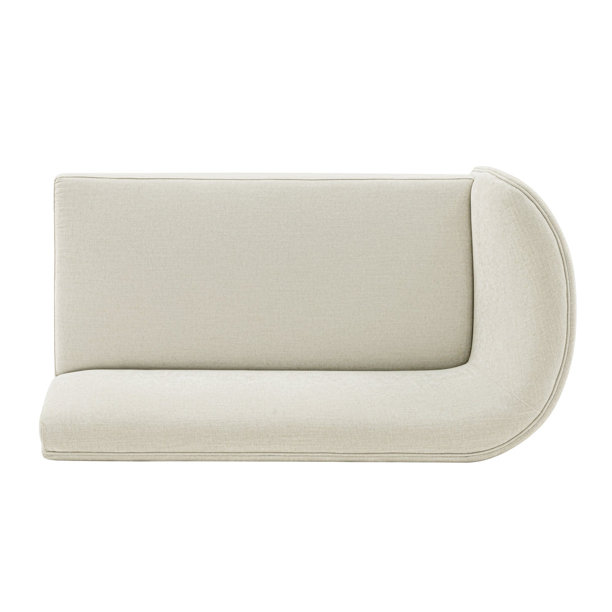 Daria Sofa in Ivory by Manhattan Comfort at Eve Furniture
