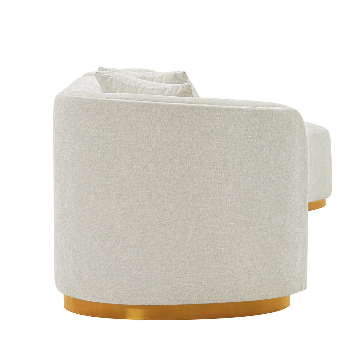 Daria Sofa in Ivory by Manhattan Comfort at Eve Furniture