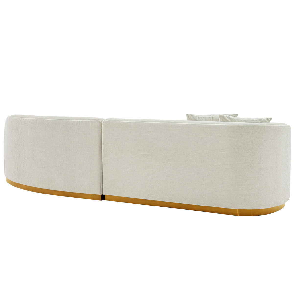 Daria Sofa in Ivory by Manhattan Comfort at Eve Furniture