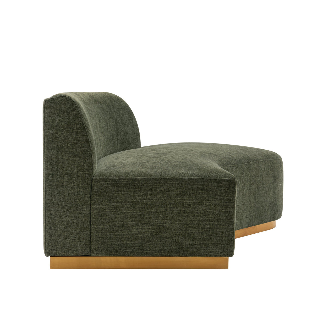 Daria Sofa in Olive Green by Manhattan Comfort at Eve Furniture