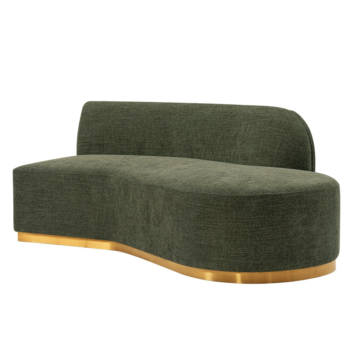 Daria Sofa in Olive Green by Manhattan Comfort at Eve Furniture